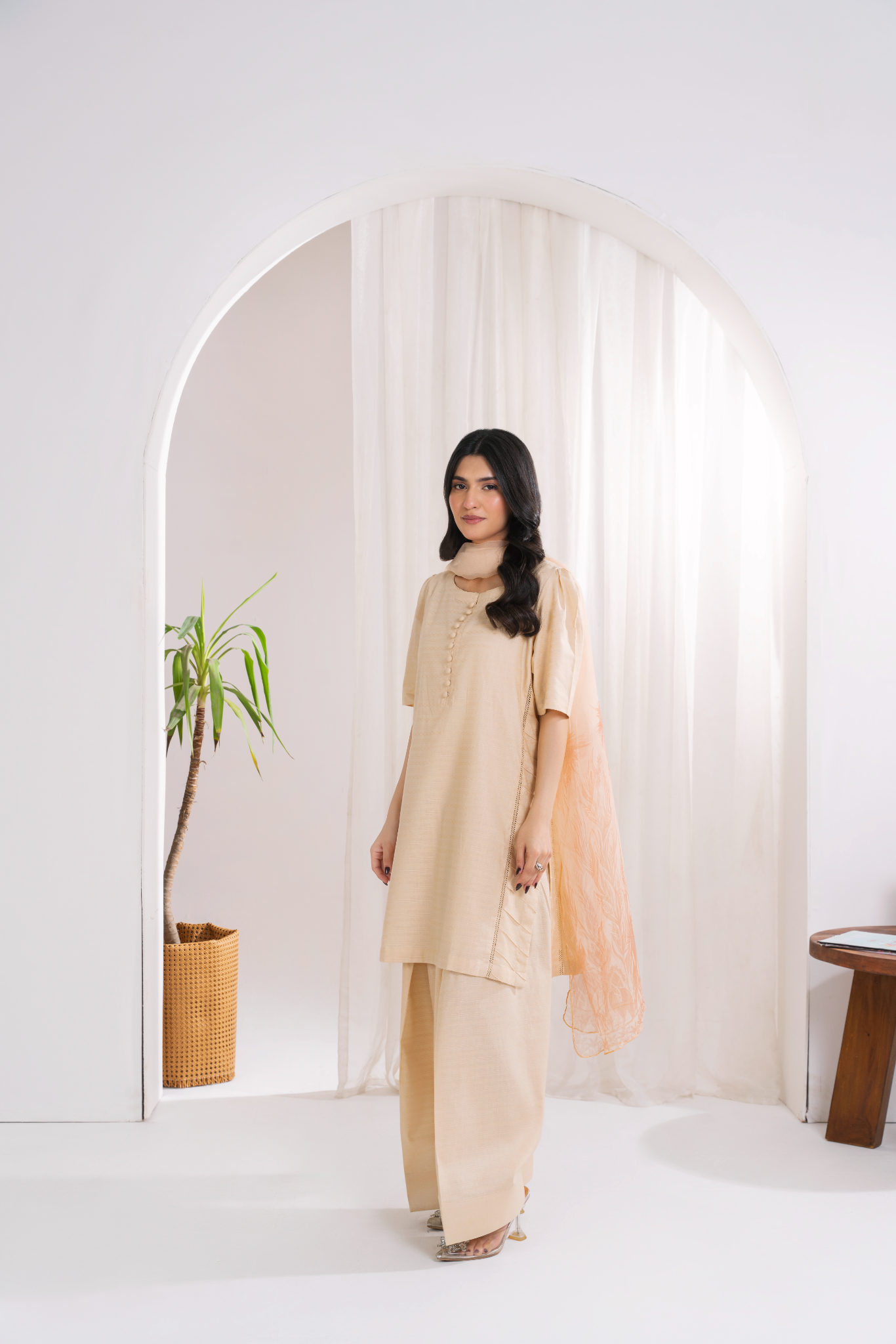SERENE - Butter Yellow Jacquard (AM031)