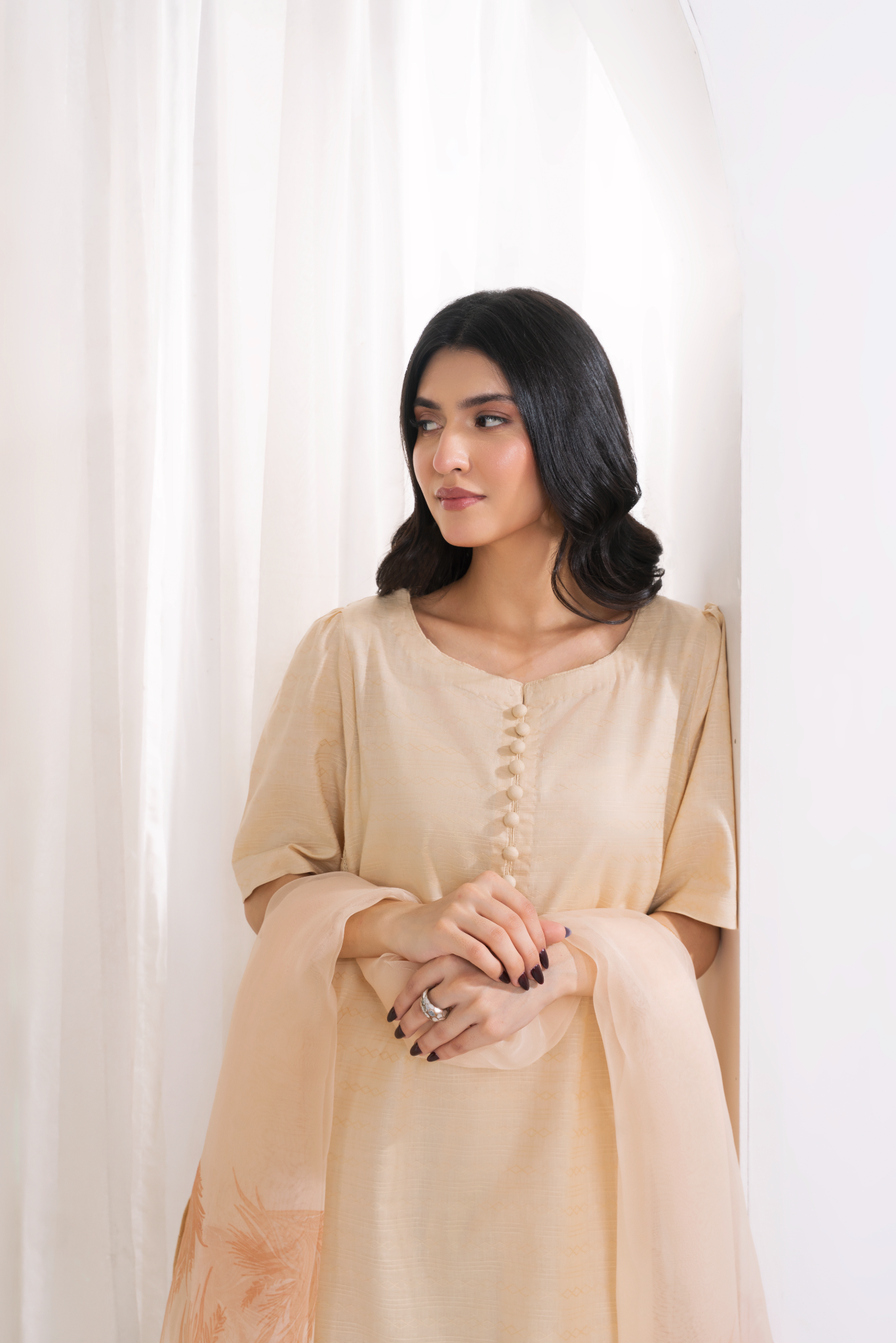 SERENE - Butter Yellow Jacquard (AM031)