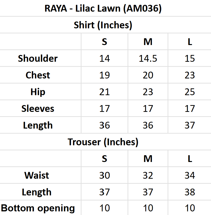 RAYA - Lilac Lawn (AM036)