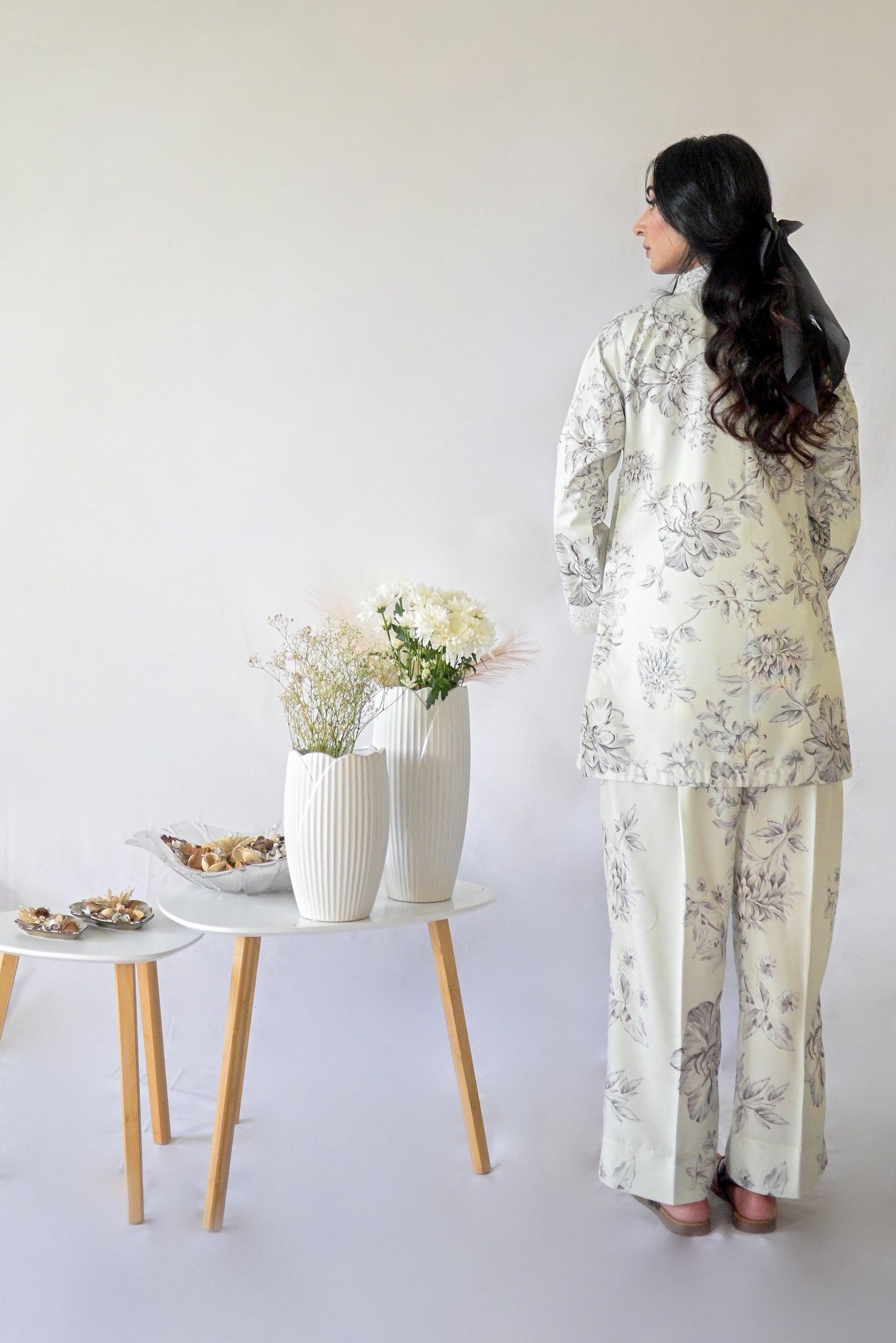 Sylva – Ivory 2 Piece Printed Pret